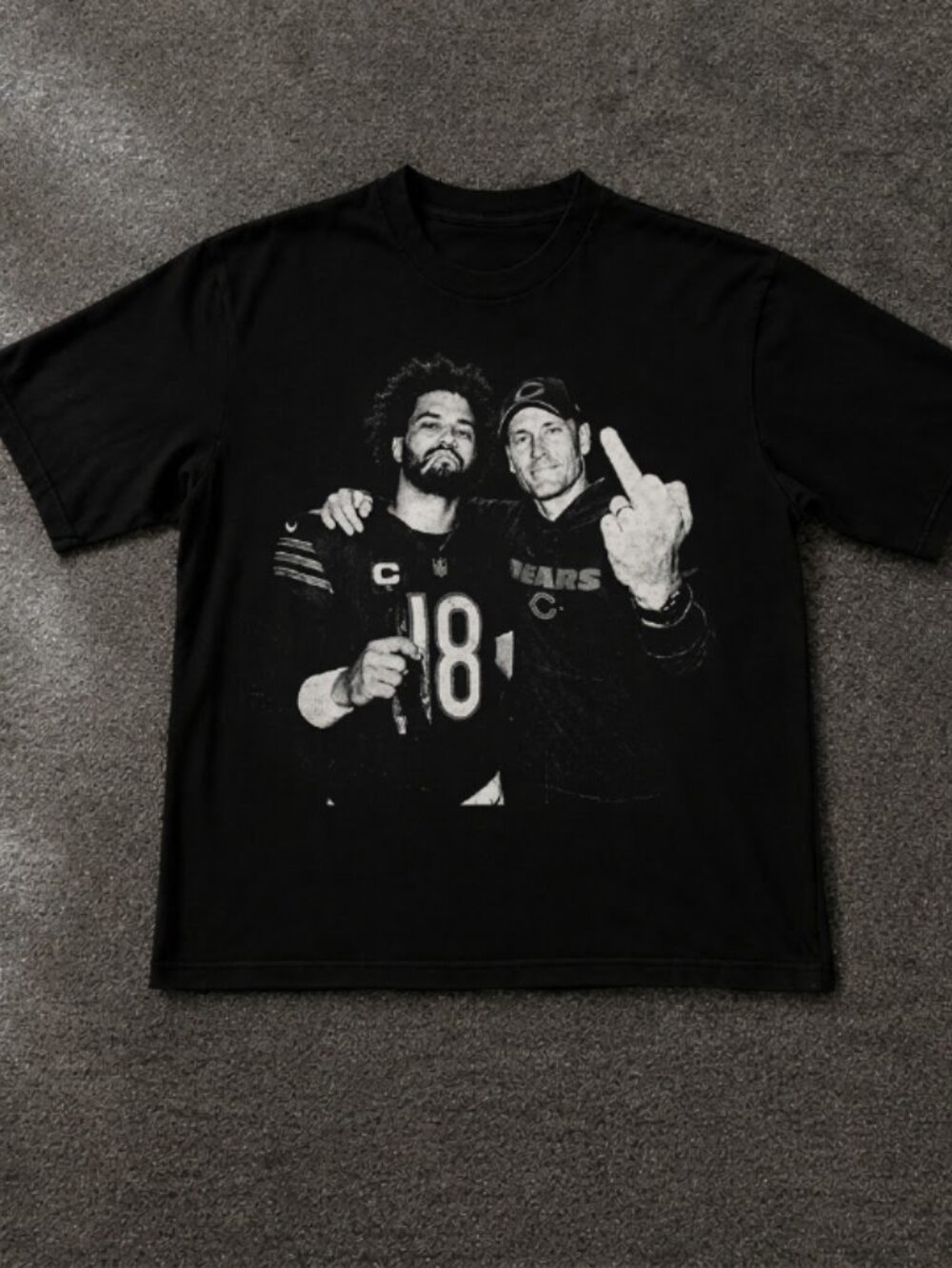Caleb Williams Johnson Chicago Bear T-Shirt